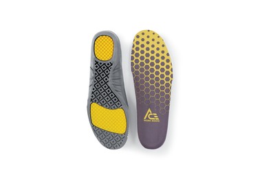 Black & Yellow Comfort Insole with Gel | ACE | Shoes For Crews