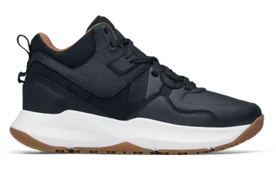 Brakly Black & White Slip-Resistant Athletic Sneakers for Work CA