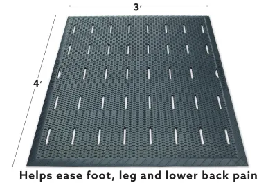3' x 4' MIGHTY MAT!™ Anti-Fatigue Non-Slip Restaurant Floor Mats CA
