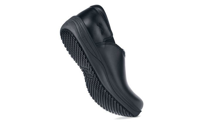 Mozo Forza Shoes for Crews Mens Sz 8.5 Black Leather Non-Slip Restaurant Shoes MOZO - Forza - Men main image 2