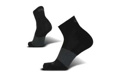 OS1st Wicked Comfort Black Unisex Performance Work Socks CA
