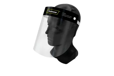 Ironwear Clear Face Shield - One size fits all - 10 per pack | Shoes For Crews