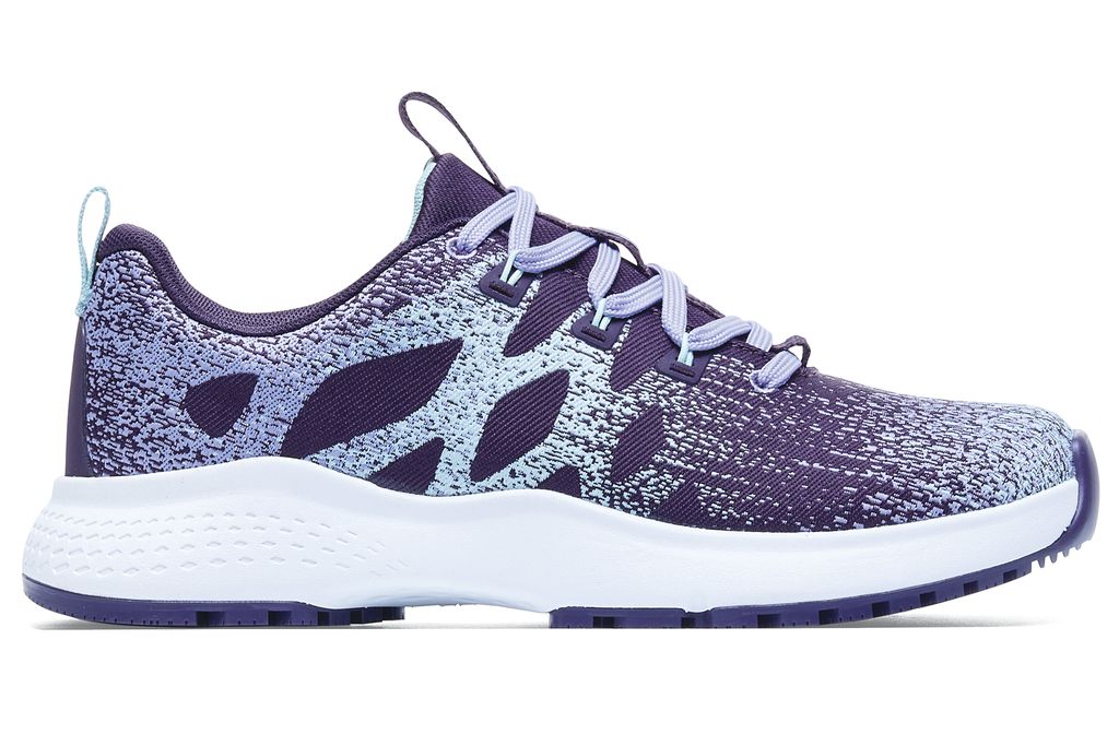 Heather II: Women's Purple Slip-Resistant Work Shoes | Shoes