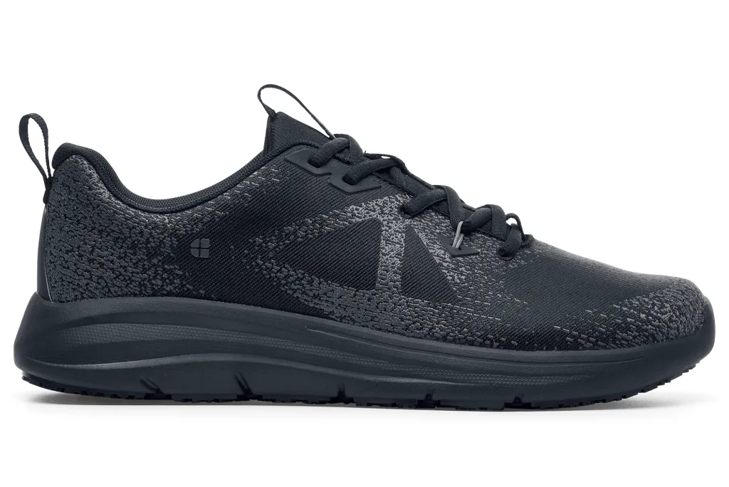 Y－Toby Toby II Men's Black Slip-Resistant Textile Lace-up Shoes