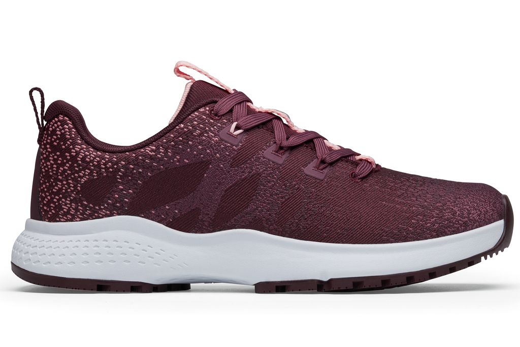 Heather II Women's Burgundy SlipResistant Work Shoes Shoes For Crews