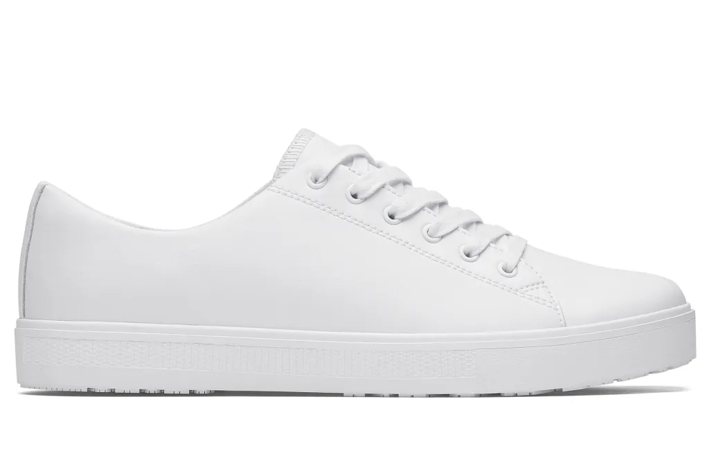 Old School Low-Rider IV White Slip-Resistant Shoes
