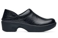 LILA™ Jasmine – Slip-On Black Non-Slip Work Shoes for Women
