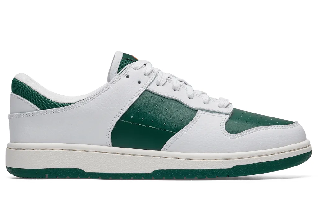 Greer - Men's Blue & White Old-School Non-Slip Court Shoes