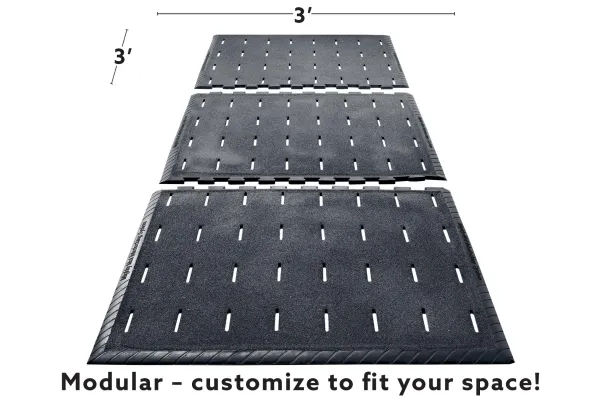 3' x 3' MIGHTY MAT!™ Interlocking: End Section