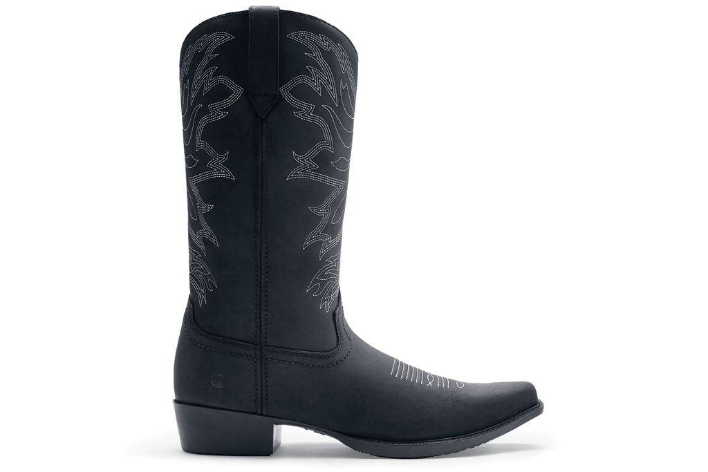 Billy II - Black/Men's - Non-Skid Cowboy Work Boots - Shoes Billy II - Black/Men's - Non-Skid Cowboy Work Boots - Shoes