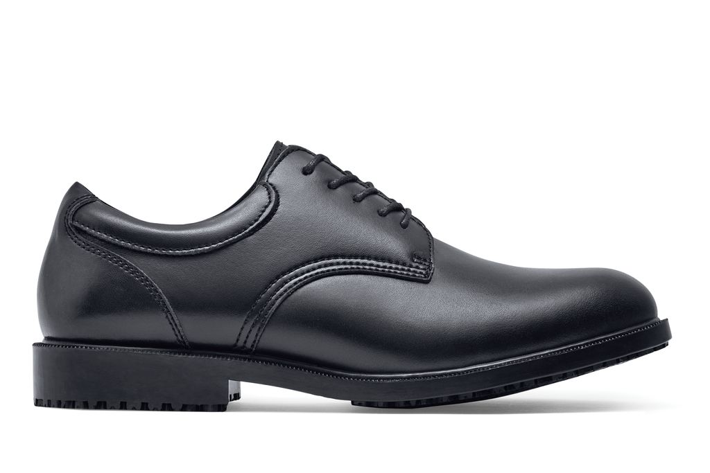 Cambridge: Men's Black Slip-Resistant Dress Shoes