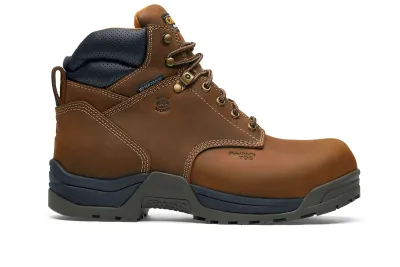Carolina Bruno Lo Dark Brown Slip-Resistant Work Boots | Shoes For Crews