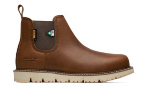 Brown Women's Slip-Resistant Dress Booties with Side Zipper Brown Women's Slip-Resistant Dress Booties with Side Zipper