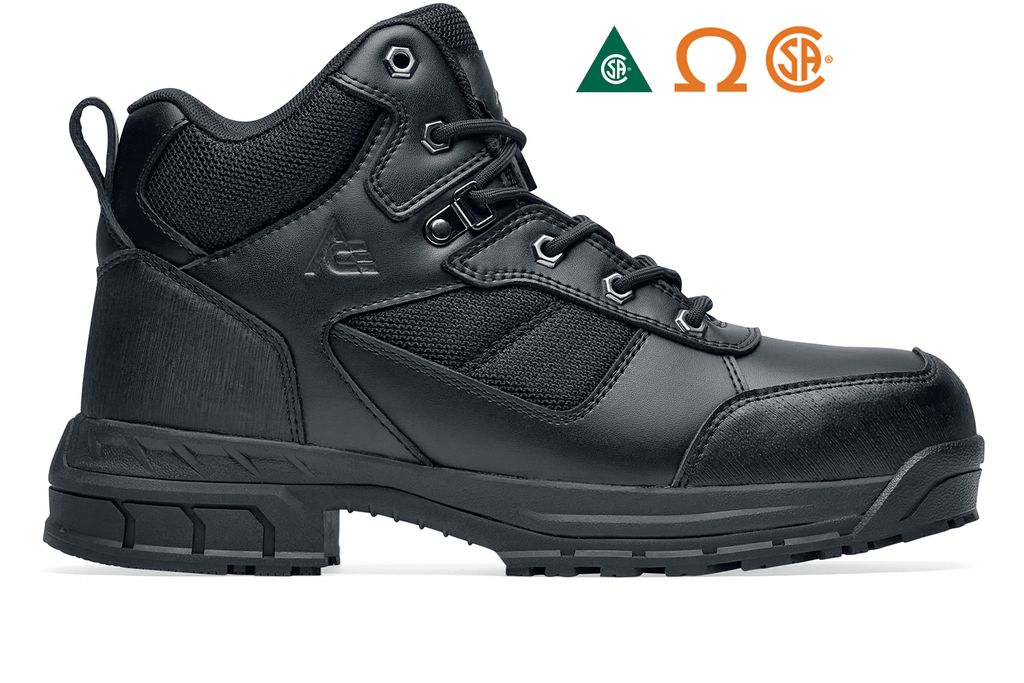 Voyager II Slip Resistant Steel Toe Work Boots Shoes For Crews