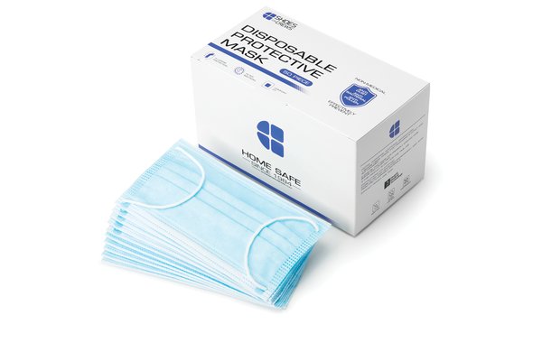 3-Ply Disposable Protective Face Masks (50 Masks)