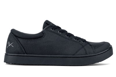 womens black non slip sneakers
