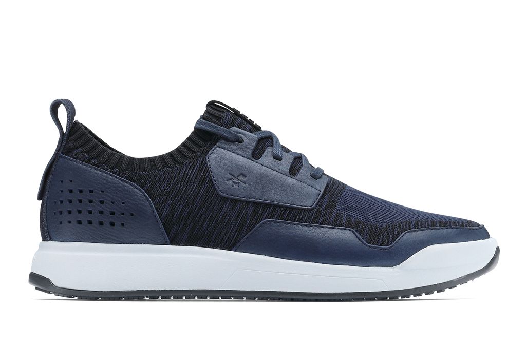 MOZO City Runner Knit Men's Casual Blue Nights NonSlip Canvas Work